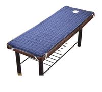 Matelas De Lit De Massage Ensemble De Lit Traitement Spa Massage Couleur Multi-taille Avec Trou Drap Table Salon Unie Matelas pour Salon de Beauté(DEEP BLUE,190x70cm(74x27inch))