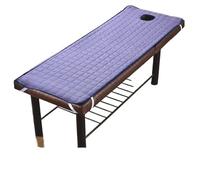 Matelas De Lit De Massage Ensemble De Lit Traitement Spa Massage Couleur Multi-taille Avec Trou Drap Table Salon Unie Matelas pour Salon de Beauté(Blue purple,185x70cm(72x27inch))