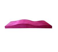Matelas De Lit De Massage Surmatelas de lit massage Matelas anatomique en mousse à vagues éponge pour Salon(Rose Red)