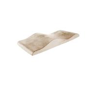 Matelas De Lit De Massage Surmatelas en mousse haute densité for lit de massage incurvé, luxueux et doux au toucher pour Salon de Beauté(Brown)