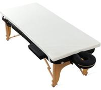 matelas de lit de massage Surmatelas for table de massage en mousse à mémoire forme 3 pouces avec housse amovible et coussin antidérapant bandes élastiques