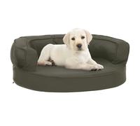 Vidaxl Matelas De Lit Ergonomique Pour Chien 75x53 Cm Aspect De Lin