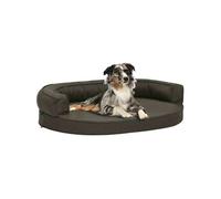 Vidaxl Matelas De Lit Ergonomique Pour Chien 75x53 Cm Aspect De Lin