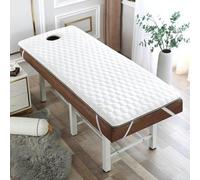 Matelas de physiothérapie en mousse à mémoire de forme haute densité, tapis antidérapant avec bande en caoutchouc, design épais avec trous