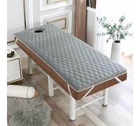 Matelas de physiothérapie en mousse à mémoire de forme haute densité, tapis antidérapant avec bande en caoutchouc, design épais avec trous