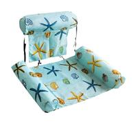 Matelas de Piscine extérieure : Coussin de Radeau Pliable Gonflable, Salon d'eau Portable | de flottaison en PVC épaisse Durable, lit d'air Compact avec gonflage Facile pour Le lag