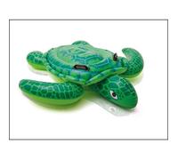 Intex Lil' Sea Turtle Ride On 1.50m x 1.27m Swimming Pool Beach Toy #57524NP & 56263NP Sprinkle Donut Tube Toy, Nylon/A, 39'(99cm x 25cm)
