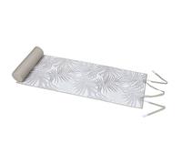 Matelas de plage avec repose-tête feuillage Naturel 150x60 cm