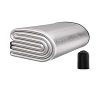 Matelas de plage et de camping - Coussin de couchage en aluminium léger, tapis isolant pliable | Tapis de couchage imperméable et résistant à l'humidité pour pique-nique, randonnée, voyage, aventure