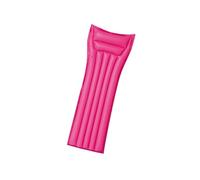 Matelas de Plage Gonflable 183x69cm avec Oreiller Rose