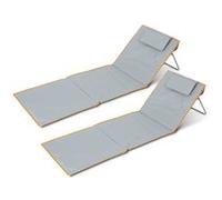 Matelas de plage Stagecaptain BM-160 GY Layla 2x Set G