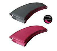 Happy Garden Matelas de protection pour trampoline Cairns Ø180 cm Réversible Gris/Rose