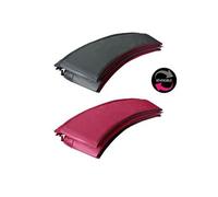 Matelas de Protection réversible pour Trampoline Ø305cm ADELAÏDE - Gris réversible Rose - Installation Facile Attaches Auto-agrippantes