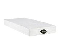 Matelas de relaxation 70 x 190 cm mousse à mémoire de forme et coutil bambou ép.20cm - PARURE de NATUREA