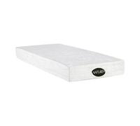Matelas de relaxation 80 x 200 cm mousse à mémoire de forme et coutil bambou ép.20cm - PARURE de
