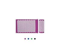 Matelas de relaxation, kit d'acupression avec tapis et coussin, violet, avec sac et coussin, standards/certifications: rohs