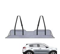 Matelas de siège arrière de voiture - Extension de matelas pliable en flanelle avec poches de rangement, panneau de camping et de couchage | Remplissage d'espace pour les sièges, réduction du bruit
