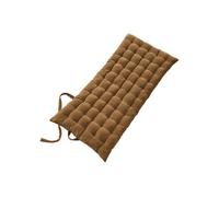 HARRIS - Matelas de Sol 60x120cm Velours de Coton Capitonné Coloris Camel - Altobuy