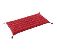 SOPHIE - Matelas de Sol avec pompons 60x120cm Coton Coloris Cerise - Altobuy