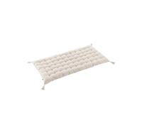 AltoBuy Sophie - Matelas de Sol avec Pompons 60x120cm Coton Coloris Grège