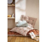 Matelas de sol bi-matière fleurs/velours RETRO FLOWER cannelle TU