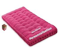 Matelas de Sol capitonné ou Coussin pour Banc de Jardin 1/2/3 Places, Banquette et Chaise Longue Palette, 170 cm, 180 cm, Coussin pour Banc 150 cm Exterieur Interieur sur Mesure(Rose Red 1d,90x30 cm 3