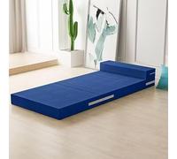 Matelas de sol enroulable avec sommier, respirant et pliable, idéal pour la chambre à coucher. Ensemble de 4 pièces avec tête de lit et taie d'oreiller amovible, parfait pour les voyages, le