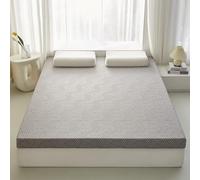 Matelas de Sol Enroulable en Mousse à mémoire de Forme, Gris, 90 x 190 cm, Matelas futon Japonais épais, 5 cm/8 cm, Pliable, pour dortoirs, Camping