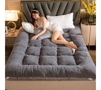 Matelas de sol futon, matelas pliable en peluche enroulable - Matelas de couchage portable pour camping et canapé-lit convertible