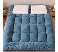 Matelas de sol futon, matelas pliable en peluche enroulable - Matelas de couchage portable pour camping et canapé-lit convertible