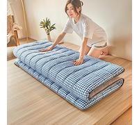 Matelas de sol japonais futon antidérapant - Matelas de couchage enroulable minimaliste - Matelas de camping de style shiki - Lit double - 120 x 200 cm