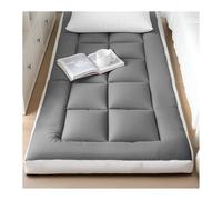 Matelas de sol japonais - Lit futon pliable de 5,1 cm d'épaisseur, tapis de couchage avec bande élastique pour invités, se détendre et voyager, compact, 90 x 190 cm, solution de literie portable