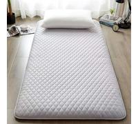 Matelas De Sol Japonais, Matelas Futon Japonais, Matelas De Camping Pliable Et Portable Shikibuton, Matelas De Sol Portable Souple Pliant Enroulable, Grey, 90x200cm