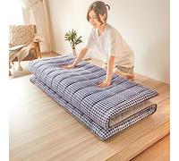 Matelas de sol japonais pliable futon literie antidérapant tapis de lit minimaliste enroulable Shiki matelas de camping 120 x 190 cm, idéal pour la maison et les voyages