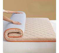 Matelas de sol japonais portable en latex chaud et respirant - Mousse à récupération lente - Lit de camping enroulable - Idéal pour les voyages et une utilisation domestique (F,80 x 190 cm)