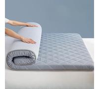 Matelas de sol japonais portable, tapis de couchage en latex respirant pour enfants, doux et chaud, matelas de camping, rebond lent, confort, idéal pour les enfants (couleur : A taille : 120 x 2)