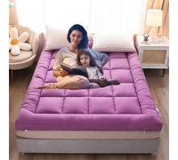 Matelas de sol pliable portable pour invités, dortoirs, camping, canapés, salons, bleu, lit jumeau (90 x 200 cm) - Solution polyvalente et confortable pour économiser de l'espace