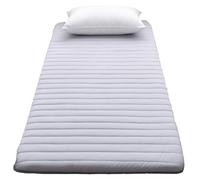 Matelas de sol simple épais de 5 cm, matelas futon doux - Tatami portable - Matelas de lit pliable pour maison, camping (gris, 80 x 190 cm)