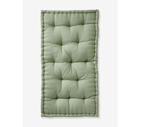 VERTBAUDET Matelas de Sol Style Futon Vert Sauge 60x120 cm