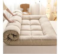 Matelas De Sol Tatami Épais, Matelas Futon Japonais, Tapis De Sol Pliable Enroulable, Matelas De Couchage Portable pour Invités, Lit Double, Lit Double, Queen Size