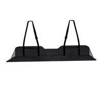Matelas de voiture en flanelle 4 plis non gonflable, siège arrière avec sac de rangement, portable, doux, 127 x 40, 6 cm, rallonge siège arrière pour camion, pêche, camping, plage (noir), sacs b