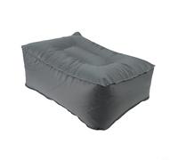 Matelas de voyage gonflable pour siège avant - En PVC - Gris - Caractéristiques stables - Montage facile - Pour la plupart des véhicules - 1 pièce (Z3)