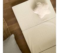 Matelas De Voyage Pliant Rayé 60x120 Cm Rayé Tilleul 60X120