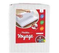 Babysom - matelas de voyage pour bébé - 60x120 cm | roulé : idéal pour couchage d'appoint | épaisseur 5 cm | déhoussable G