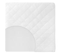 Matelas déhoussable pour parc bébé hexagonal blanc - carré (100x100) TU