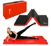 Matelas d'entrainement 200x100x8cm Rouge-Noir