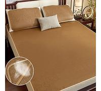 Matelas d'été double face avec taie d'oreiller - Literie respirante et douce pour les nuits chaudes - Disponible en tailles 120 x 195 cm et 90 x 195 cm