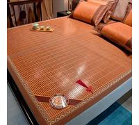 Matelas d'été en bambou et tapis de couchage rafraîchissant, literie d'été double face, respirant et confortable pour un usage domestique, idéal pour les essentiels du sommeil par temps chaud