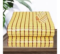 Matelas d'été en bambou lisse, carbonisé, antidérapant, pliable, double face, pour lit rafraîchissant, parfait pour les nuits chaudes, idéal pour la maison et le séjour