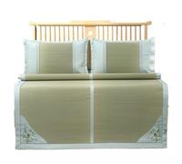 Matelas d'été pliable avec drap de lit lisse, tapis de climatisation portable pour le camping et l'extérieur